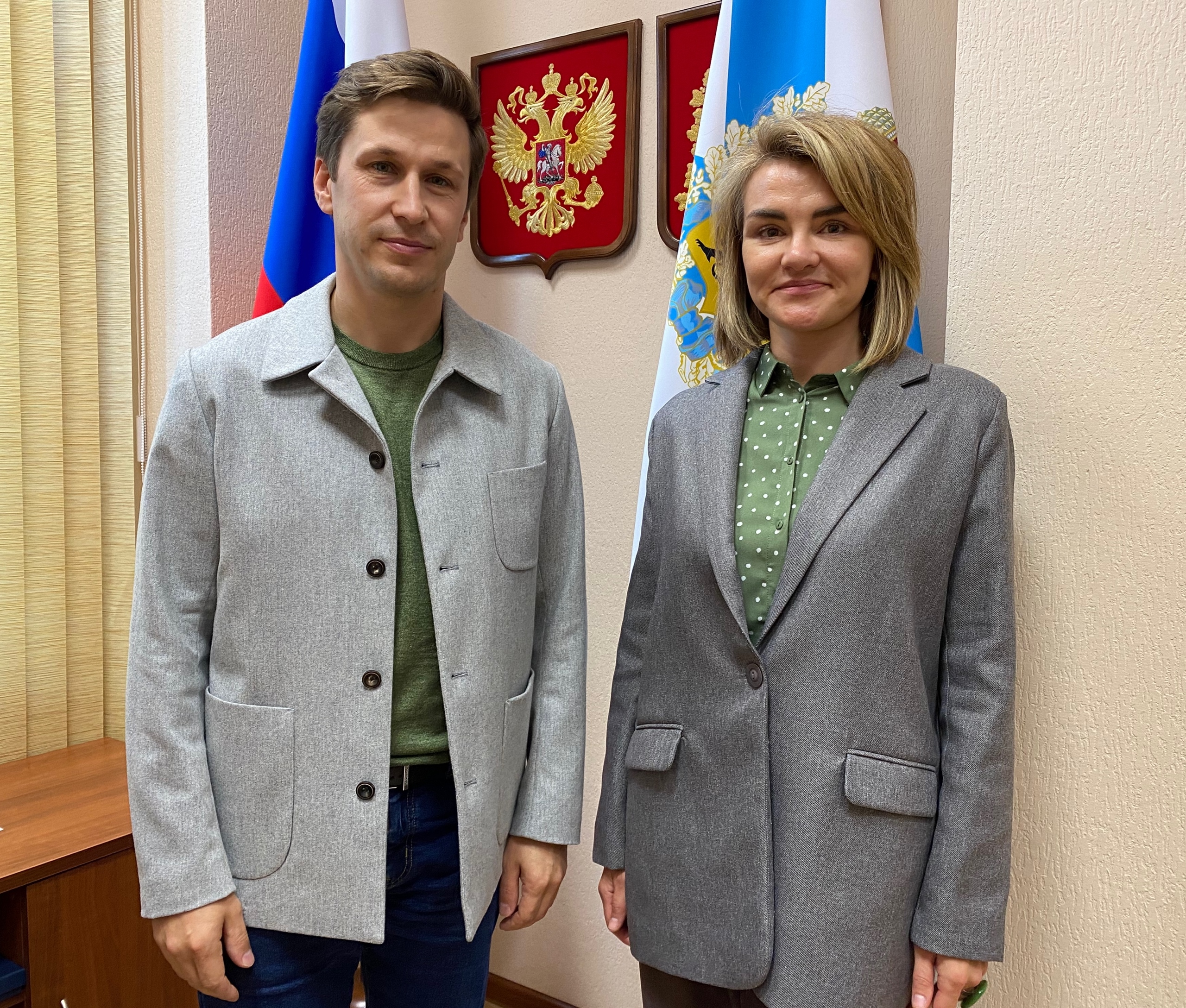 Екатерина Попова провела рабочую встречу с сенатором РФ Иваном Новиковым